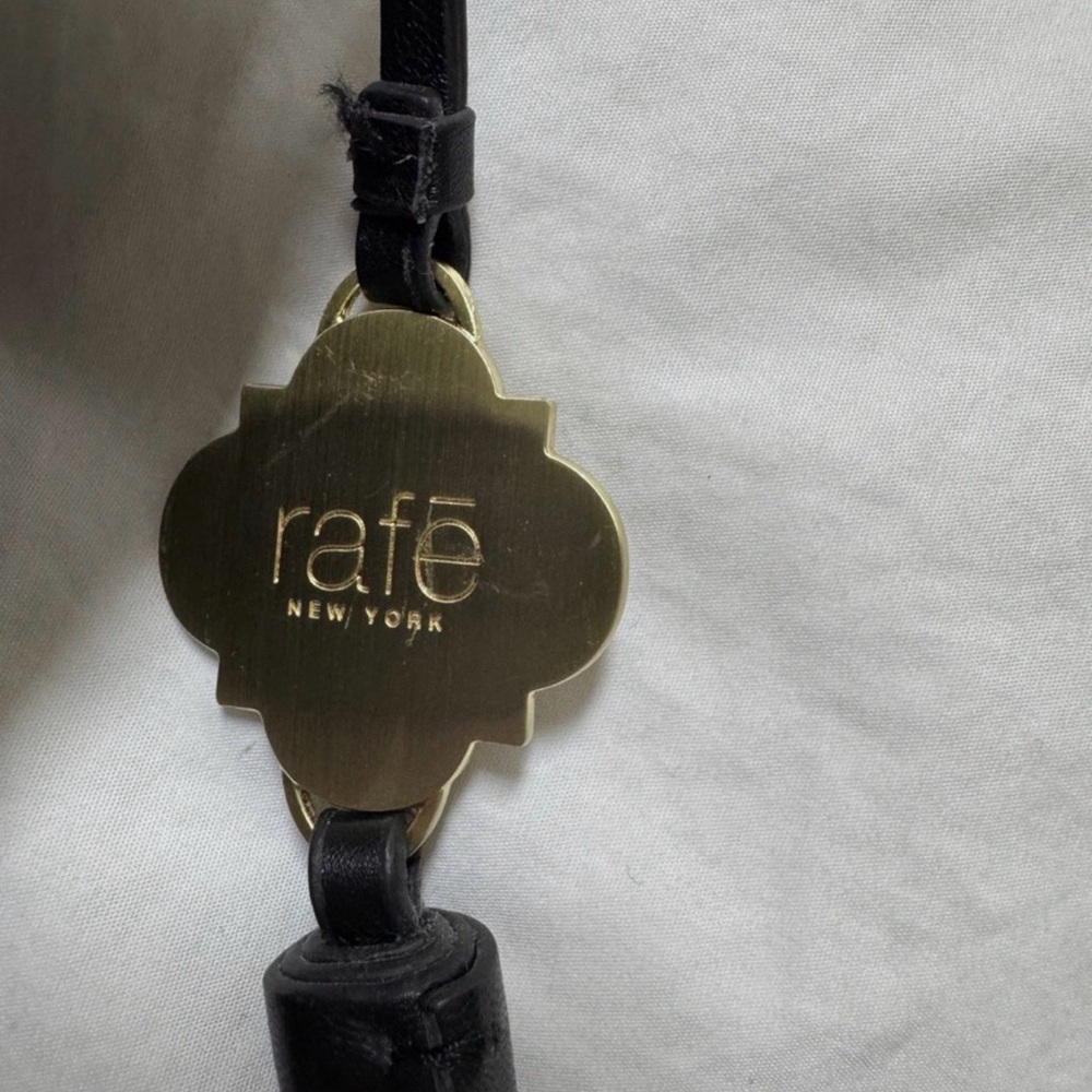 Rafe New York Black Studded Leather Shoulder Bag - Picture 3 of 6